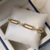 Schakelarmband 18 karaat ronde afwerking + Luxe Cadeau