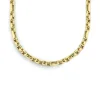 Schakelcollier geelgoud anker + Luxe cadeau