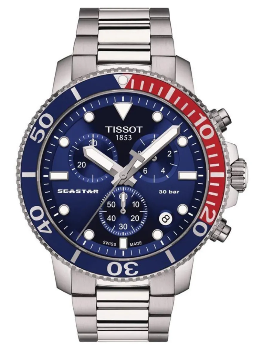 Seastar 1000 Quartz Chronograph T1204171104103 + Luxe Cadeau