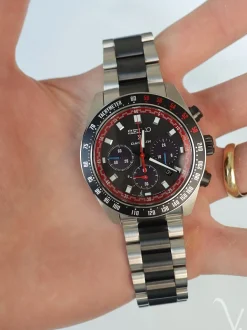 Seiko Prospex Speedtimer Solar Chronograph Datsun SSC957P1 + Luxe Cadeau
