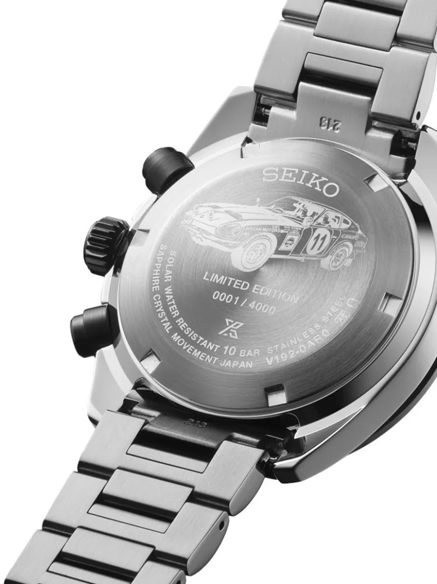 Seiko Prospex Speedtimer Solar Chronograph Datsun SSC957P1 + Luxe Cadeau