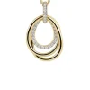 Serenata hanger geelgoud met briljant P623WG+ Luxe Cadeau
