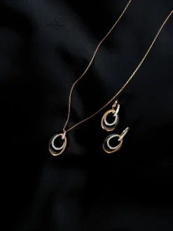 Serenata hanger roségoud met staal + luxe cadeau