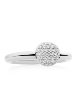 Stardust ring witgoud met diamant 0,27crt. + luxe cadeau