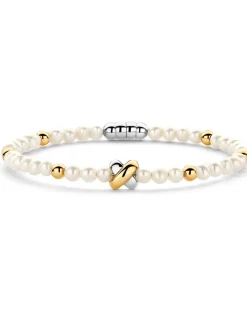 Tirisi Moda Armband Kisses met Parel TM2254PW(2T) + Luxe Cadeau