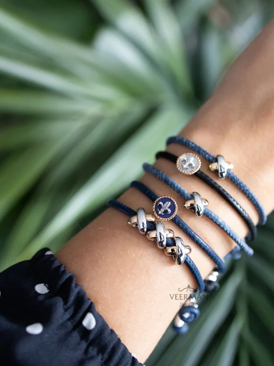 Tirisi Moda Fleur de lis Armband TM2206NA(2P) + Luxe Cadeau