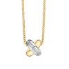 Tirisi Moda ketting kusje met diamant | Shop online