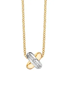 Tirisi Moda ketting kusje met diamant | Shop online