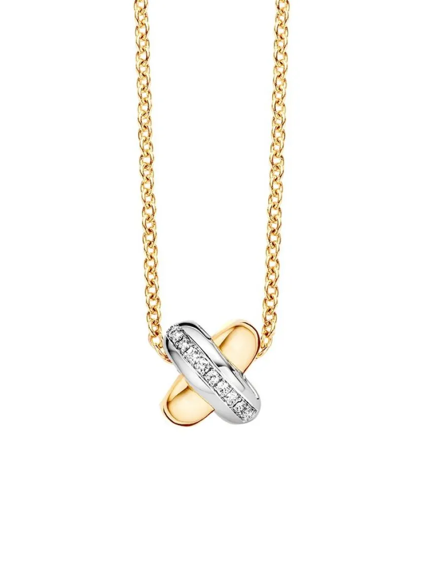Tirisi Moda ketting kusje met diamant | Shop online