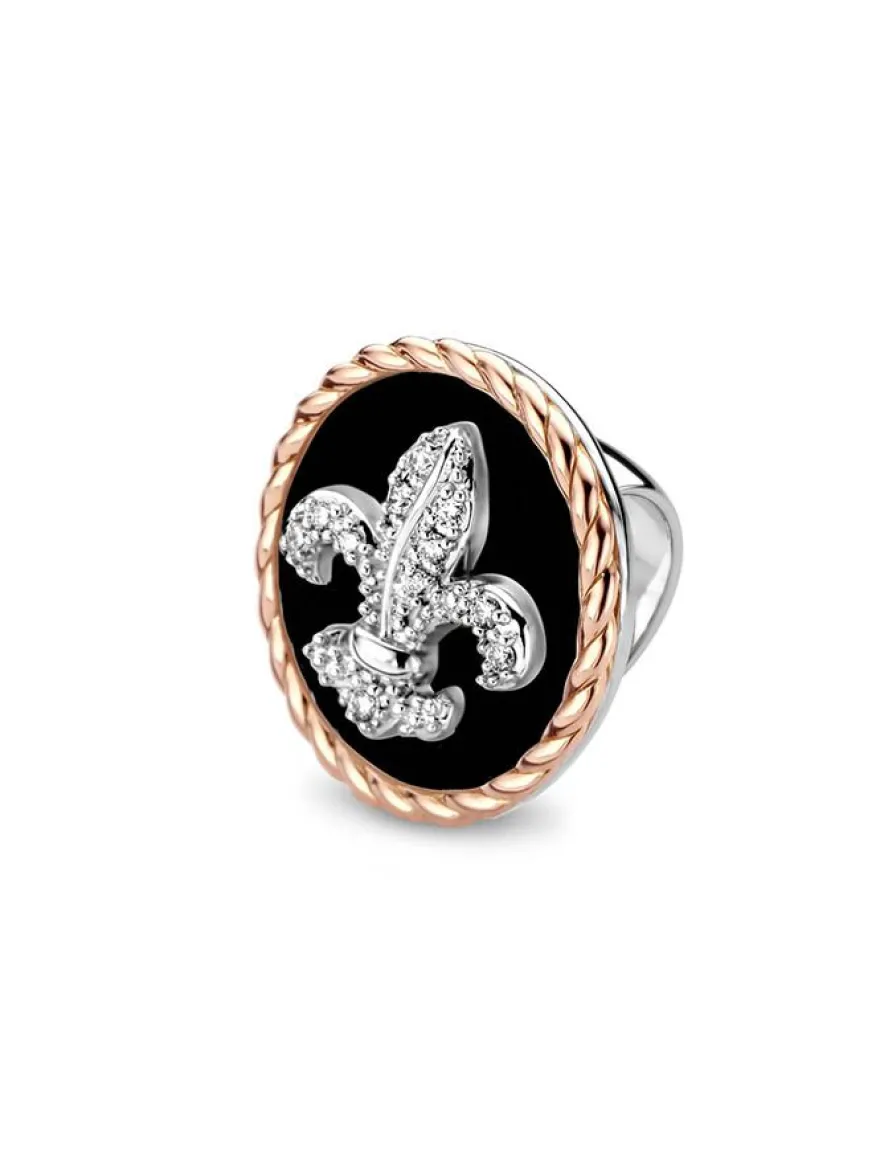 Tirisi Moda schuifje Fleur de lis TM6166ON(2P) + Luxe Cadeau