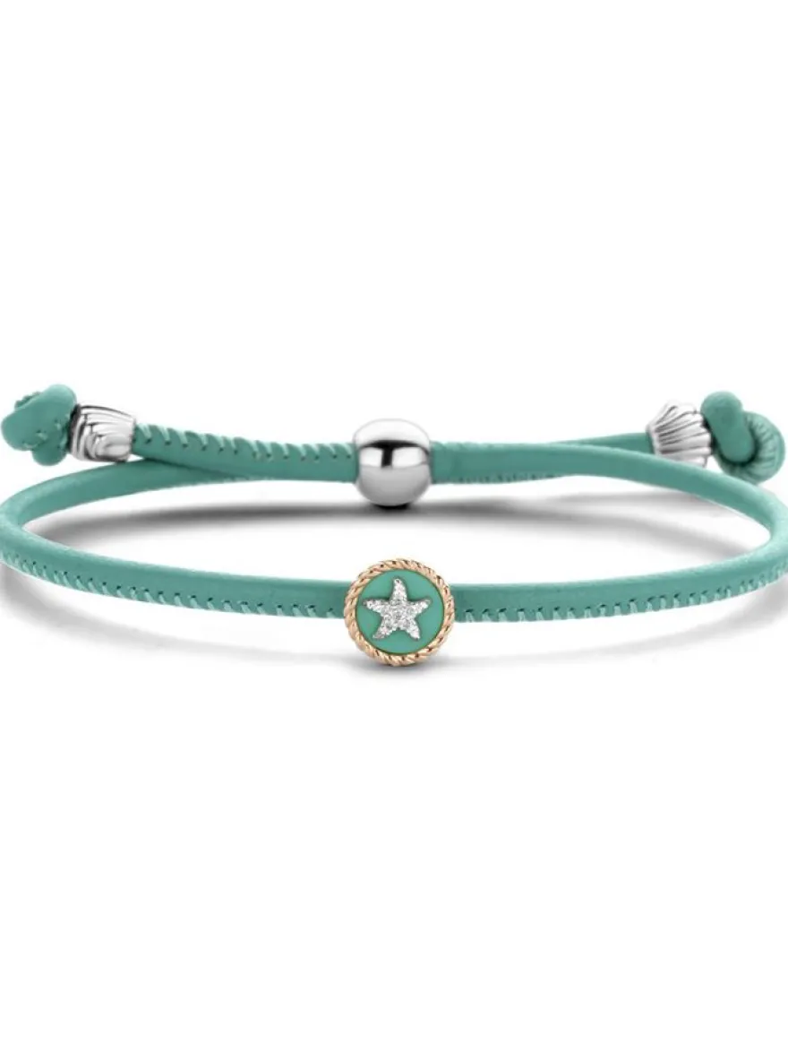 Tirisi Moda armband zeester TM2190AQ(2P) + Luxe Cadeau