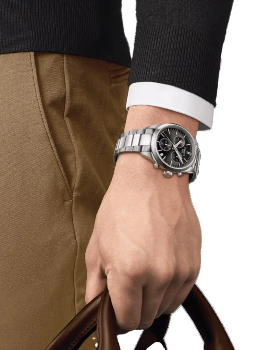 Tissot PR 100 Chronograph T150.417.11.091.00 + Luxe Cadeau