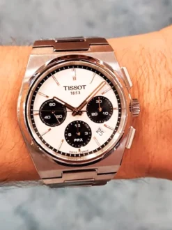 Tissot PRX chronograaf horloge T1374271101100 + Luxe Cadeau