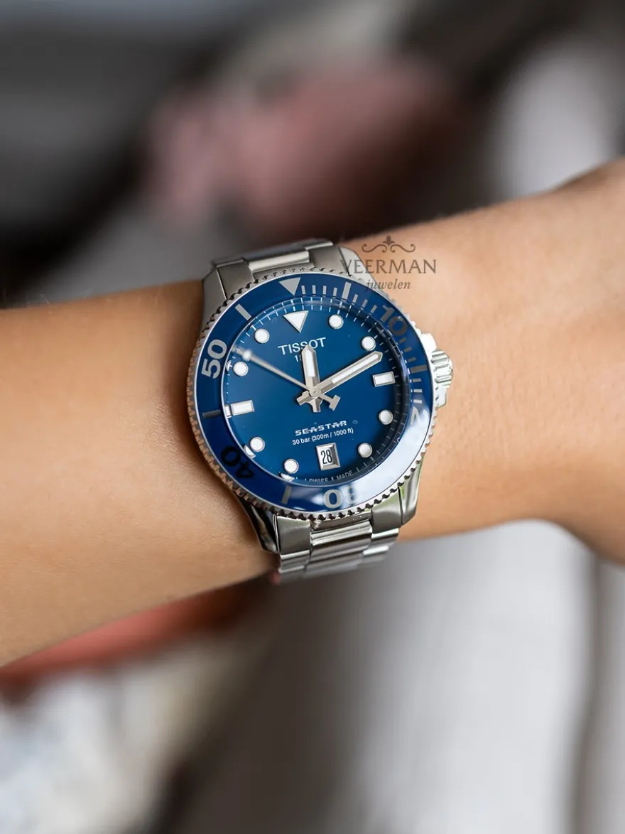 Tissot Seastar 1000 T1202101104100 + Met gratis Cadeau