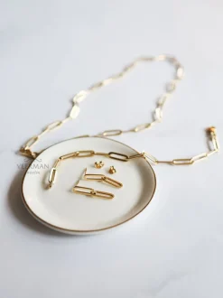 Veerman Juwelen Gouden schakelcollier + Luxe Cadeau