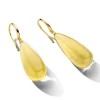 Veerman Juwelen oorhangers lemon kwarts + Luxe Cadeau