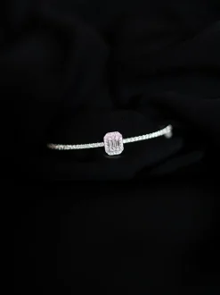 Witgouden armband met diamant 1,18crt + Luxe Cadeau