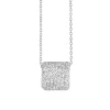 Witgouden collier met briljant | Shop online