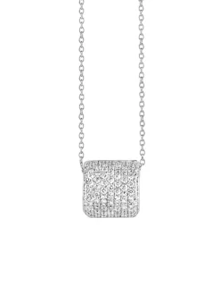 Witgouden collier met briljant | Shop online