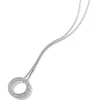 Witgouden hanger met briljant 1,20crt. + Luxe Cadeau
