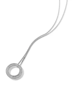 Witgouden hanger met briljant 1,20crt. + Luxe Cadeau