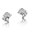 Witgouden oorbellen met diamant + Luxe cadeau