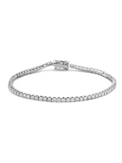 Witgouden tennisarmband 2.01 crt. + Luxe cadeau
