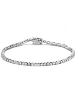 Witgouden tennisarmband 0,95crt. diamant + Luxe Cadeau