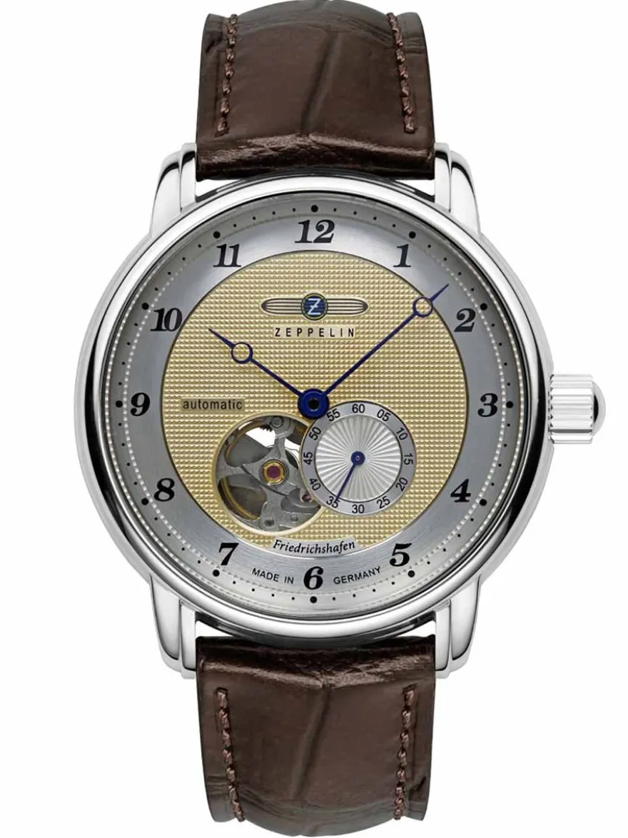 Zeppelin Friedrichshafen Open Heart 8566-5 + Luxe Cadeau